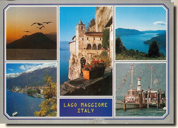 Une Carte Postale Du Lac Majeur Italie 2004 04 17