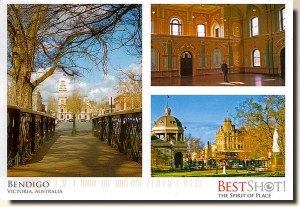 Une carte postale de Bendigo (Shane)