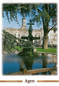 Une carte postale d'Agen (Laetitia)