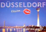 Une carte postale de Düsseldorf, Allemagne