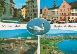 Une carte postale de Bienne (Raffaella)