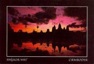 Une carte postale d'Angkor (François le voyageur)