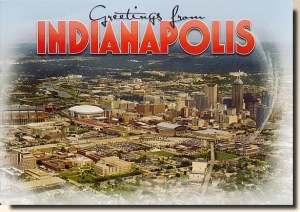 Une carte postale d'Indianapolis, IN (Walt)