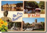 Une carte postale d'Agde (Céline)