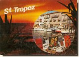 Une carte postale de Saint Tropez (Claire)