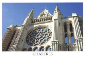 Une carte postale de Chartres (Anonyme)