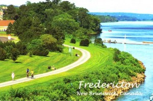 Une carte postale de Fredericton (Stephanie)