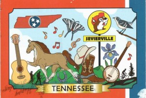 Une carte postale de Sevierville, TN (David)