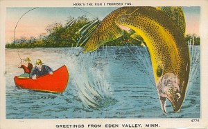 Une carte postale de Eden Valley, MN (Tes)