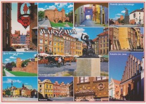 Une carte postale de Varsovie (Sandra)