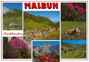 Une carte postale de Malbun (Lisa)