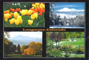 Une carte postale de Longmont (Jim)