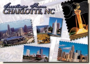 Une carte postale de Charlotte, NC (Natalie et Kyra)