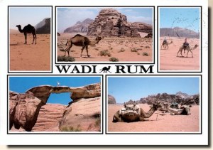 A postcard from Wadi Rum (Sylvain and Yvette)