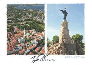 A postcard of Tallinn from Belgium (Krista)