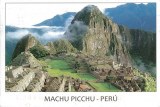 A postcard from Boston, MA (Lisa) showing Machu Picchu